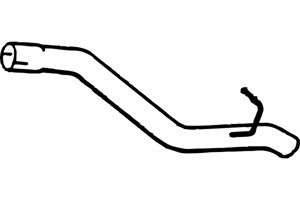 Rear pipe in the group  at  Professional Parts Sweden AB (P76009)