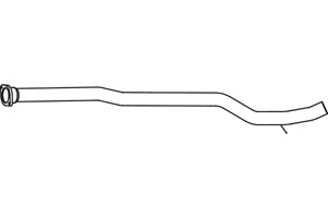 Intermediate pipe in the group Exhaust parts / Exhaust muffler & kits at  Professional Parts Sweden AB (P76020)