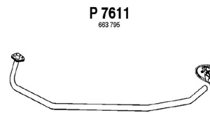Front pipe in the group  at  Professional Parts Sweden AB (P7611)