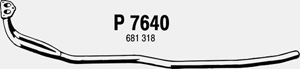 Front pipe in the group  at  Professional Parts Sweden AB (P7640)