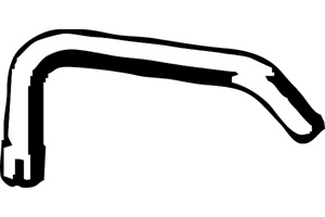 Intermediate pipe in the group  at  Professional Parts Sweden AB (P7647)