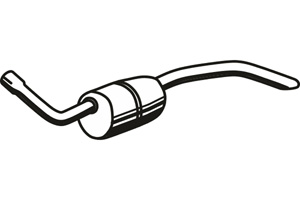 Rear pipe in the group  at  Professional Parts Sweden AB (P7649)