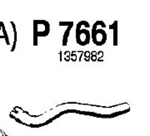 Rear pipe in the group  at  Professional Parts Sweden AB (P7661)