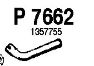 Rear pipe in the group  at  Professional Parts Sweden AB (P7662)