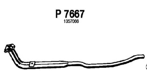 Front pipe in the group  at  Professional Parts Sweden AB (P7667)