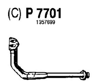 Front pipe in the group  at  Professional Parts Sweden AB (P7701)