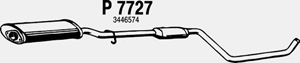 Intermediate muffler in the group  at  Professional Parts Sweden AB (P7727)