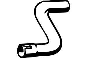 Rear pipe i gruppen Tillflligt dolda artiklar hos  Professional Parts Sweden AB (P7744)