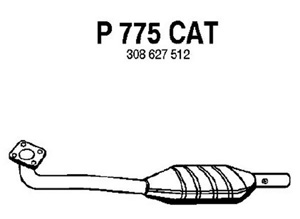 Catalytic converter in the group  at  Professional Parts Sweden AB (P775CAT)