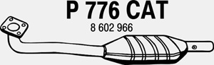Catalytic converter in the group  at  Professional Parts Sweden AB (P776CAT)
