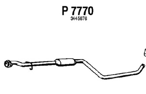 Intermediate muffler in the group  at  Professional Parts Sweden AB (P7770)