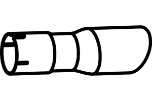 Rear pipe in the group  at  Professional Parts Sweden AB (P7796)