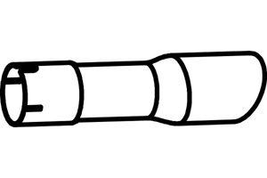 Rear pipe i gruppen Tillflligt dolda artiklar hos  Professional Parts Sweden AB (P7797)