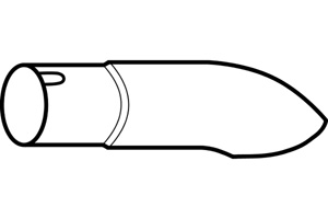 Rear pipe i gruppen Tillflligt dolda artiklar hos  Professional Parts Sweden AB (P7798)