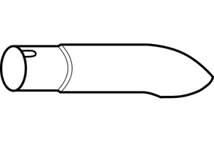 Rear pipe in the group  at  Professional Parts Sweden AB (P7799)