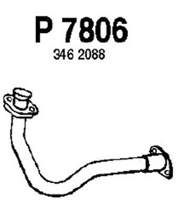 Front pipe in the group  at  Professional Parts Sweden AB (P7806)