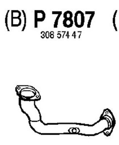 Front pipe in the group  at  Professional Parts Sweden AB (P7807)
