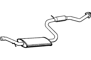 Intermediate muffler in the group  at  Professional Parts Sweden AB (P7808)
