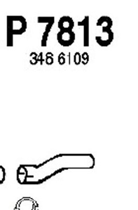 Rear pipe in the group  at  Professional Parts Sweden AB (P7813)