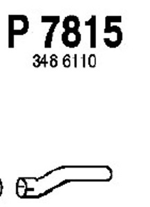 Rear pipe in the group  at  Professional Parts Sweden AB (P7815)