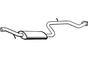 Intermediate muffler Replaced by P7786 in the group  at  Professional Parts Sweden AB (P7822)