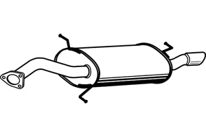 Rear muffler in the group  at  Professional Parts Sweden AB (P7824)