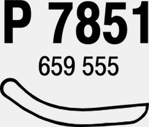 Rear pipe in the group  at  Professional Parts Sweden AB (P7851)