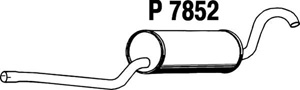 Intermediate muffler in the group  at  Professional Parts Sweden AB (P7852)