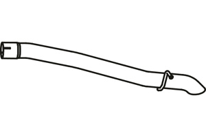 Rear pipe in the group  at  Professional Parts Sweden AB (P7870)