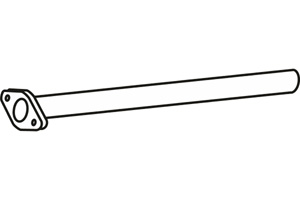Intermediate pipe in the group  at  Professional Parts Sweden AB (P7879)