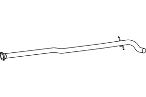 Intermediate pipe in the group  at  Professional Parts Sweden AB (P7886)