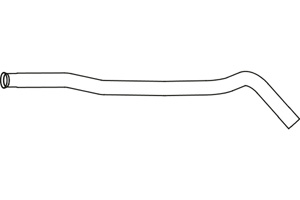 Intermediate pipe in the group  at  Professional Parts Sweden AB (P7887)