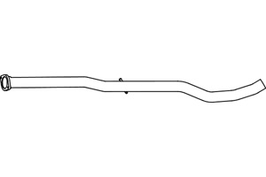 Intermediate pipe in the group  at  Professional Parts Sweden AB (P7901)