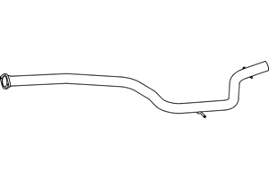 Intermediate pipe in the group  at  Professional Parts Sweden AB (P7904)
