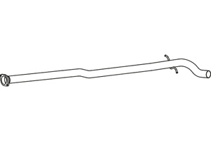 Intermediate pipe in the group  at  Professional Parts Sweden AB (P7909)