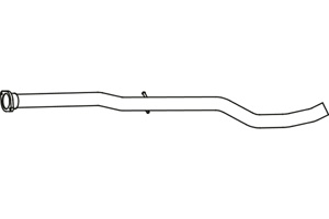Intermediate pipe in the group  at  Professional Parts Sweden AB (P7911)