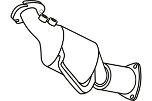 Catalytic converter i gruppen Tillflligt dolda artiklar hos  Professional Parts Sweden AB (P792DCAT)