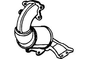 Catalytic converter i gruppen Tillflligt dolda artiklar hos  Professional Parts Sweden AB (P793DCAT)