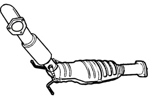Catalytic converter in the group  at  Professional Parts Sweden AB (P796DCAT)