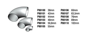 Exhaust bend i gruppen Tillflligt dolda artiklar hos  Professional Parts Sweden AB (P80105)