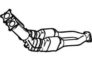 Catalytic converter i gruppen Tillflligt dolda artiklar hos  Professional Parts Sweden AB (P801CAT)