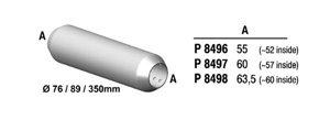 Universal muffler in the group  at  Professional Parts Sweden AB (P8497)