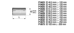 Universal pipe in the group  at  Professional Parts Sweden AB (P8533)