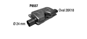 Universal muffler in the group  at  Professional Parts Sweden AB (P8557)