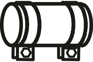 Pipe connector in the group  at  Professional Parts Sweden AB (P8756)