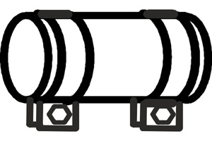 Pipe connector in the group  at  Professional Parts Sweden AB (P8759)