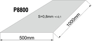 Steel plate in the group  at  Professional Parts Sweden AB (P8800)