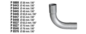 Exhaust bend in the group  at  Professional Parts Sweden AB (P8888)
