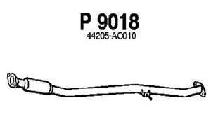 Intermediate muffler in the group  at  Professional Parts Sweden AB (P9018)