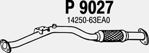 Intermediate pipe in the group  at  Professional Parts Sweden AB (P9027)